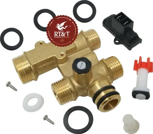 Kit flussostato in ottone per Bongioanni Linea Isy 007100178,  ex 007100170 di ricambipercaldaie.it