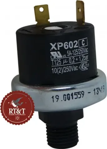 Pressostato riscaldamento XP602 per Baxi Eco3, Combistore HT, Luna3, Luna3 Silver Space, Luna3 Comfort, Power HT JJJ009951690