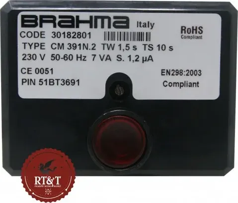 Scheda accensione apparecchiatura BRAHMA CM391N.2 30182801 di ricambipercaldaie.it