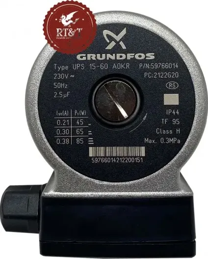 Pompa circolatore Grundfos UPS 15-60 per caldaia e impianto di riscaldamento di ricambipercaldaie.it