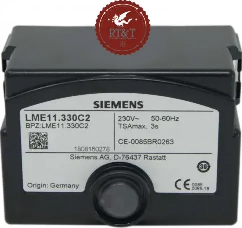 Quadro comando bruciatore Siemens LME11.330C2 (ex LME11.330A2) di ricambipercaldaie.it