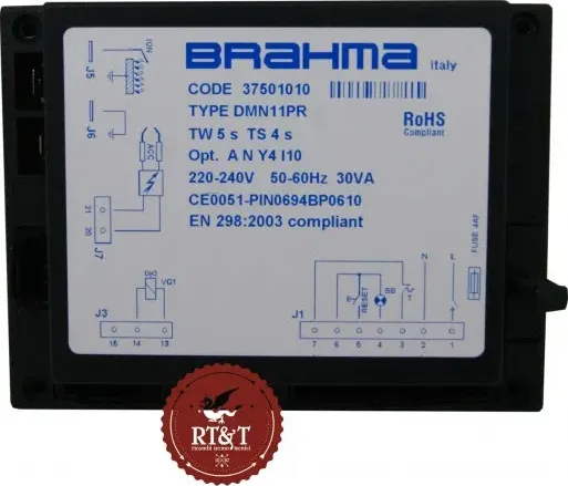 Scheda apparecchiatura Brahma DMN11PR 37501010