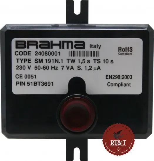 Scheda apparecchiatura Brahma SM191N.1 24080001 per Hermann Maxi HE H400000081