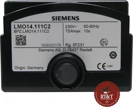 Quadro comando bruciatore Siemens LMO14.111C2