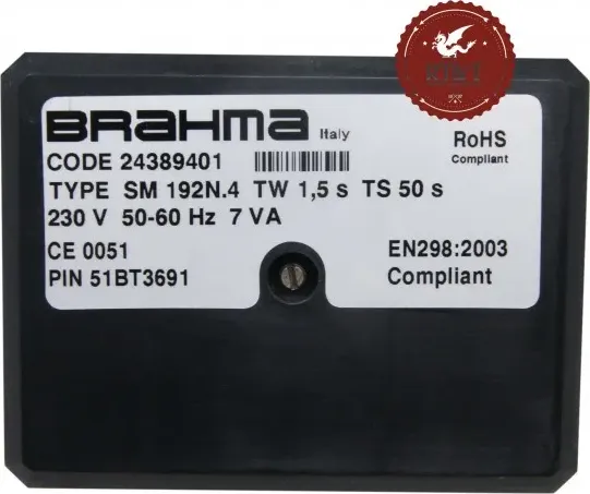 Scheda apparecchiatura accensione Brahma SM192N.4 24389401