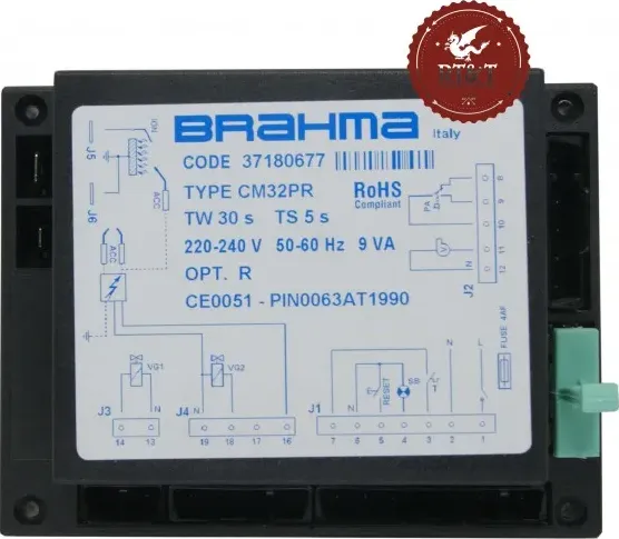 Scheda BRAHMA CM32PR 37180677 per Robur