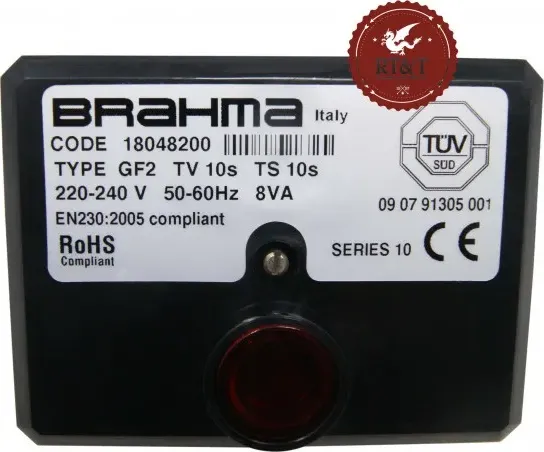 Scheda apparecchiatura accensione Brahma GF2 18048200