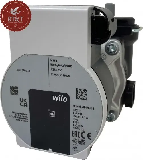 Pompa circolatore Wilo Para RSL KU/6-43/IPWM1 caldaia Savio Biasi BI1632104