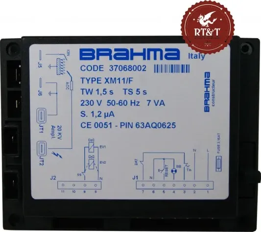 Scheda apparecchiatura Brahma XM11/F 37068002