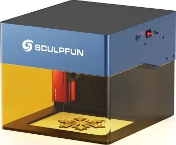 SCULPFUN iCube Pro 5W Incisore laser, spot laser 0,06 mm, velocità di incisione 10000 mm/min, scheda madre 32 bit