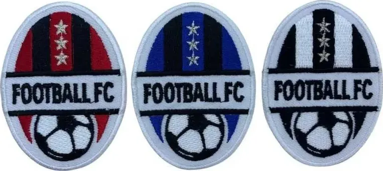 Applicazione Toppa Patch Termoadesiva Tessuto Scudetto Sport Squadre