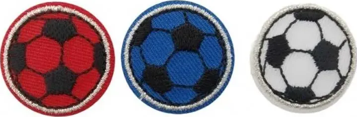 Applicazione Toppa Patch Ricamo Pallone Termoadesiva Tessuto Sport di tomasellimerceria.com