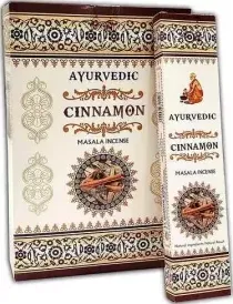 Incenso Ayurvedic Masala Cinnamon Premium -- Box 12 confezioni