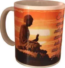 Tazza Buddha meditazione -- 350 ml