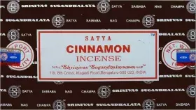 Incenso Satya Cinnamom -- Box 12 confezioni