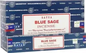 Incenso Satya Agarbatti Blue Sage --  box 12 confezioni