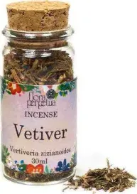 Incenso A Base Di Erbe Vetiver -- 5 G- 30 Ml