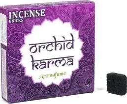 Aromafume Mattoncini Di Incenso Orchid Karma -- 40 G di esoterika.biz