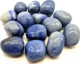 Avventurina Blu burattata singola pietra -- ±2,5-3 Cm