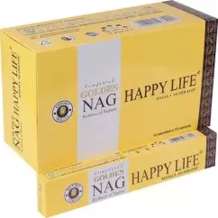 Incenso Vijayshree Golden Nag Happy Life -- Box