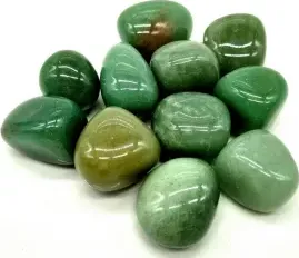 Avventurina verde burattato singola pietra -- ±2-3 Cm