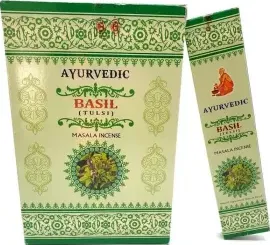 Incenso Ayurvedic Masala Basil Premium -- Box 12 confezioni