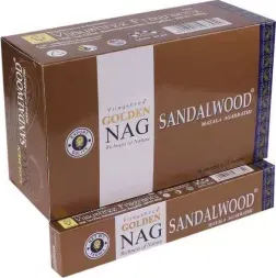 Incenso Vijayshree Golden Nag Sandalwood-- Box