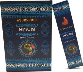 Incenso Ayurvedic Masala Opium Premium -- Box 12 confezioni