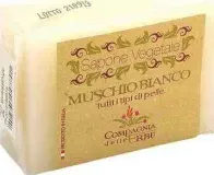 Sapone vegetale muschio bianco -- 100GR