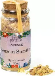 Incenso In Resina Benzoino Di Sumatra -- 21 G- 30 Ml