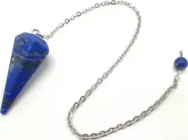 Pendolo Lapislazuli Sfaccettato Appuntito -- 3,5 Cm