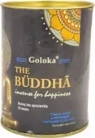 Coni Di Incenso indiano Goloka a flusso inverso backflow -- Buddha -- Confezione 18 coni