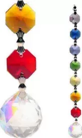 Cristalli da finestra Sfera Aurora Feng-Shui Chakra -- 20 cm