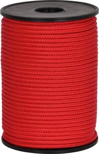 Corderie Italiane - Treccia hobby rossa 2 mm - 50 mt