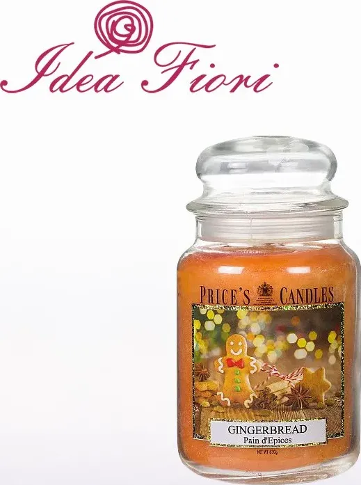 Candela profumata gingerbread price's candles - idea fiori