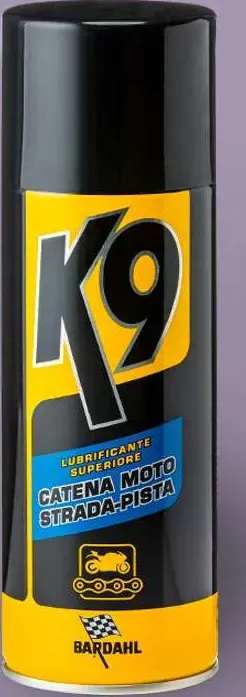 Lubrificante catena moto strada e pista K9 Bardahl 400ml