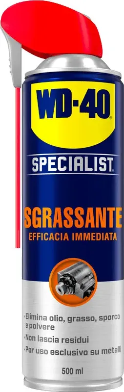 Sgrassante per metalli efficacia immediata 500ml WD40 Specialist