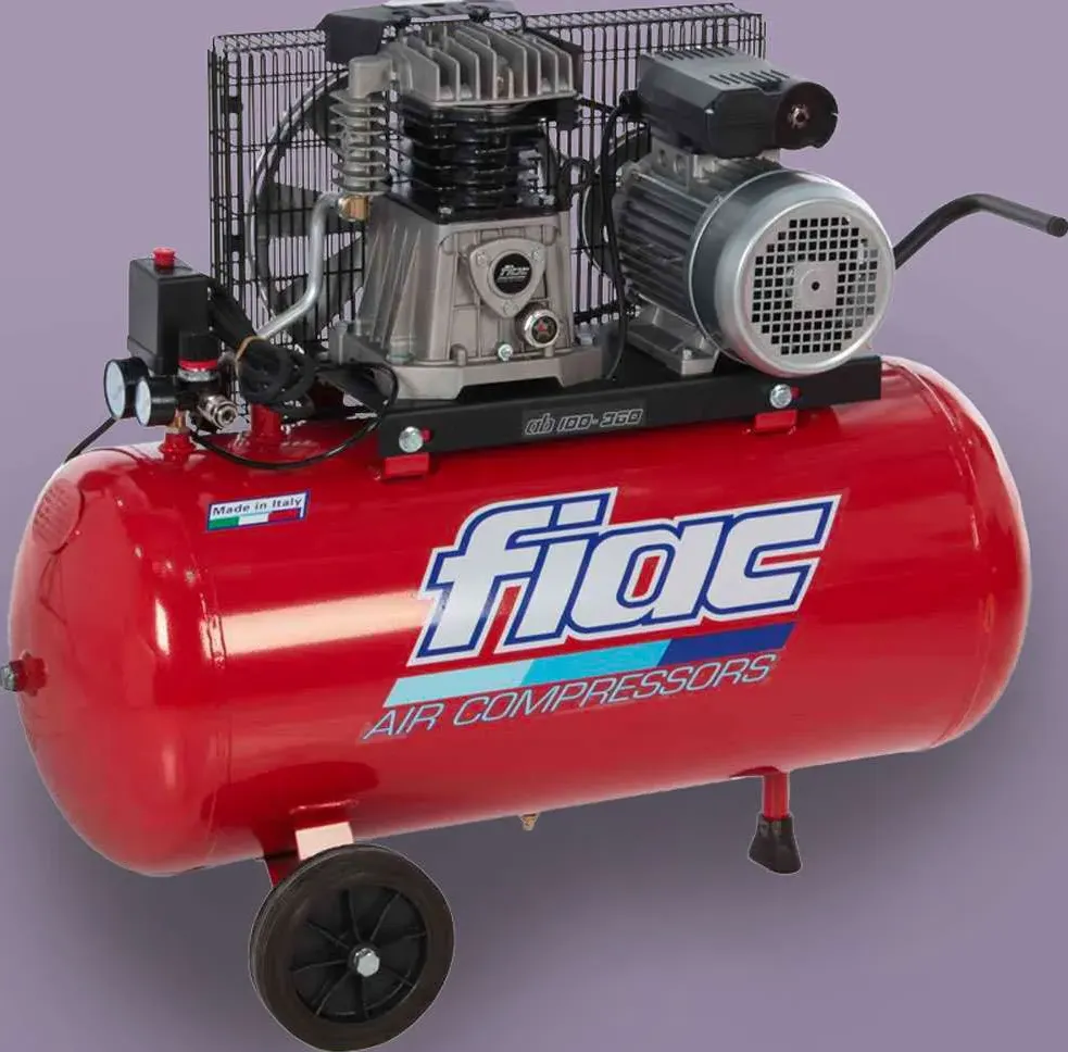 Compressore d&apos;aria con trasmissione a cinghia 100 Litri AB 100-360 M Fiac