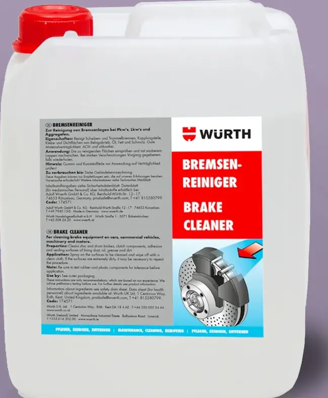 Detergente pulitore freni 20 litri Würth di kikkoutensili.it