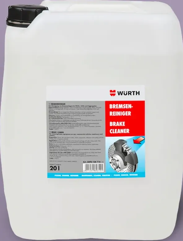 Detergente pulitore freni 5 litri Würth