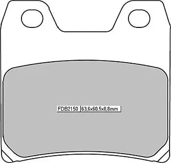 FERODO Rivestimento Sinterizzato FDB 2150 ST