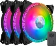 "Cooler master masterfan mf120 prismatic argb 120mm pwm triple fan"