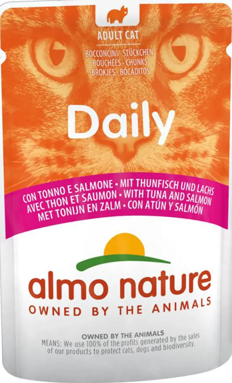 Almo Nature Cat Daily Menù Tonno e Salmone 70gr