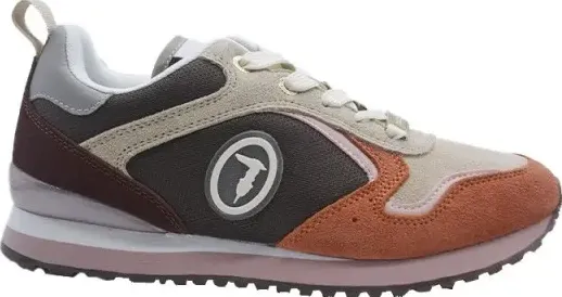 Scarpe Sneakers Trussardi donna bassa multicolor con logo in rilievo