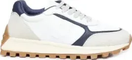 Scarpe Sneakers Liu Jo uomo in ecopelle e inserti scamosciati e logo