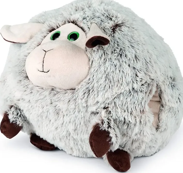 Cozy noxxiez - morbido peluche scaldamani per bambini – cuscino caldo per letto, auto e casa (pecora) - hw705-2nox