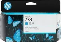 "HP INK/HP 738 130-ML CYAN DESIGNJET INK"