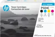 "HP Samsung Confezione da 4 cartucce toner nero/ciano/magenta/giallo originali CLT-P504C"