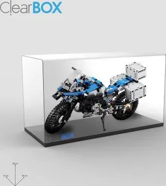 Teca clearbox per set lego 42063 - bmw r 1200 gs adventure