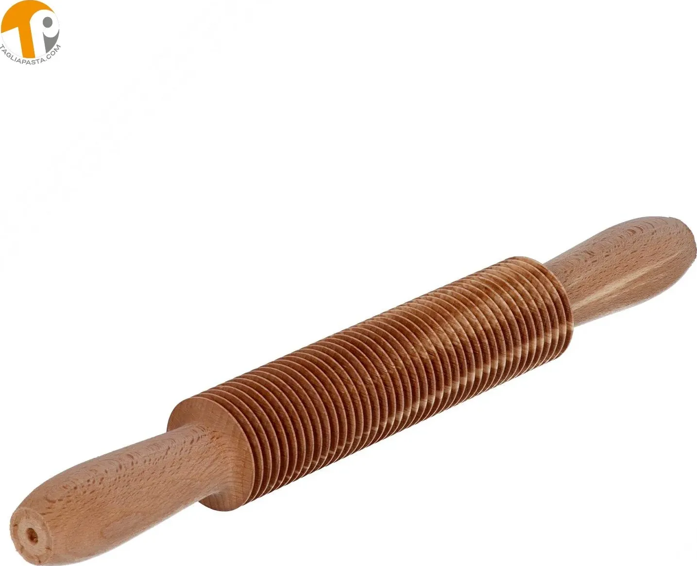 Mattarello taglia pasta in legno per spaghetti. Lungo 32 cm
